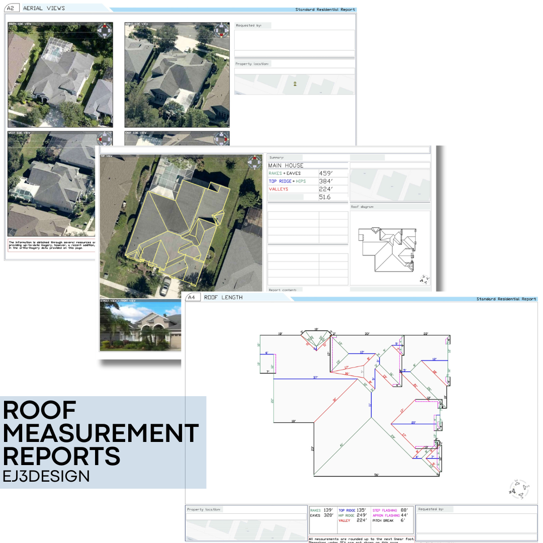 Roof measurements Reports